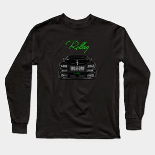 Phantom Rolls Royce Car Rolling Front End Long Sleeve T-Shirt